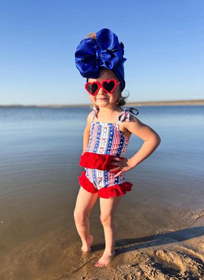 Little Miss America 2 Piece Swim Suit (FINAL SALE)