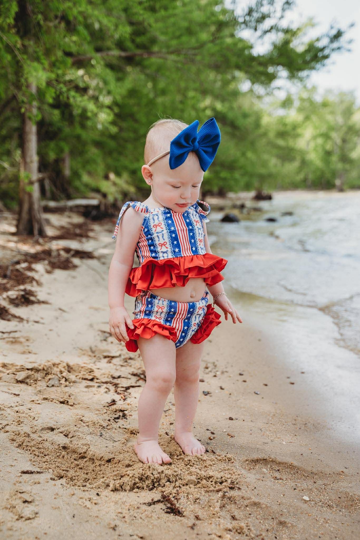 Little Miss America 2 Piece Swim Suit (FINAL SALE)