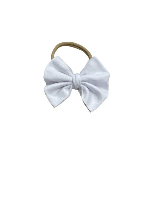 White Nylon Bow
