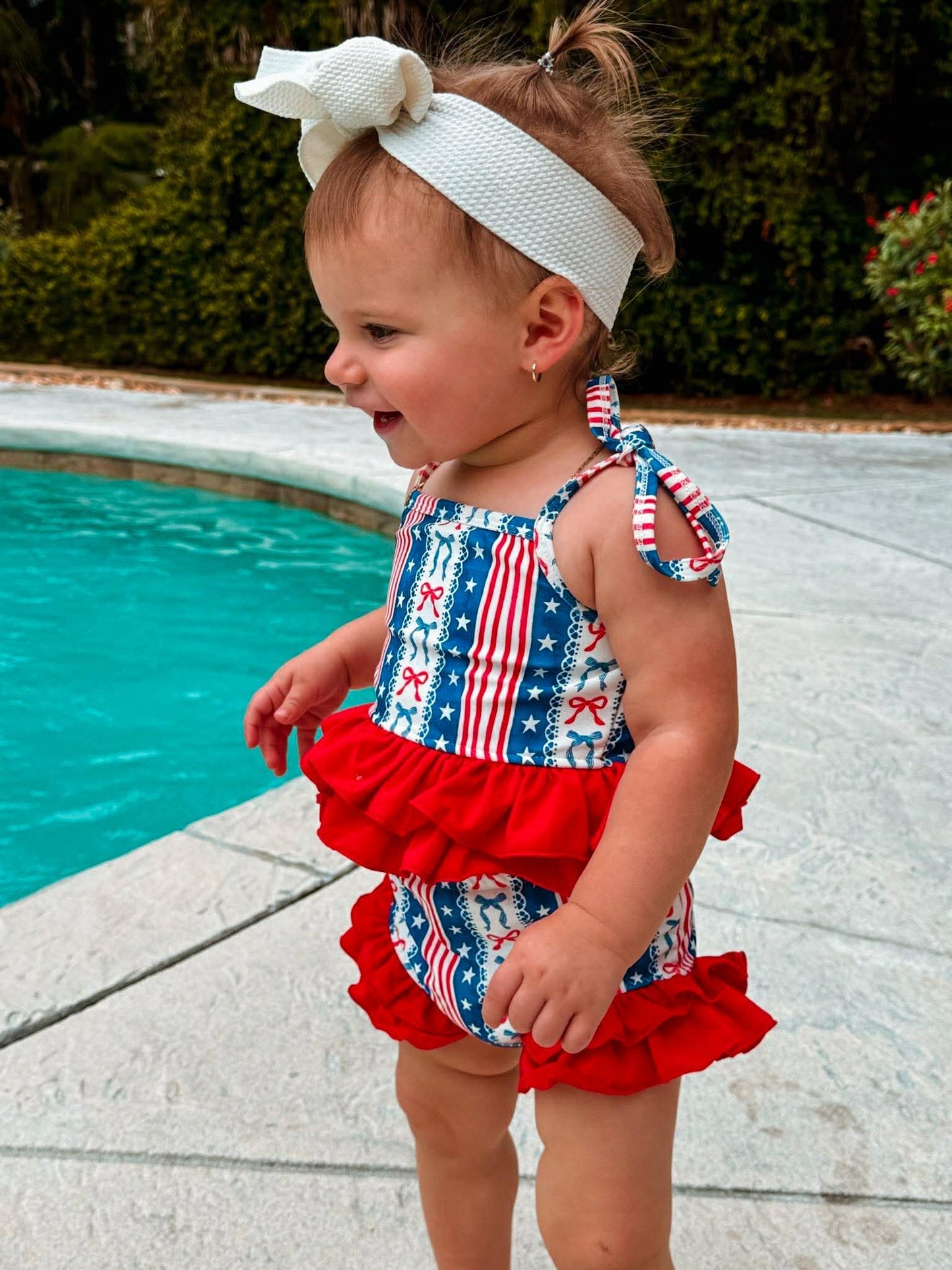 Little Miss America 2 Piece Swim Suit (FINAL SALE)