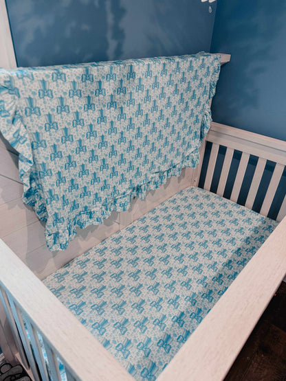Blue Ribbon Dreams Bamboo Crib Sheet
