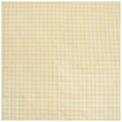 Yellow Gingham Padded Baby Play Mat