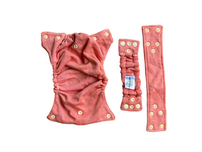 Merino Wool All-In-Two Diaper Cover and Belt