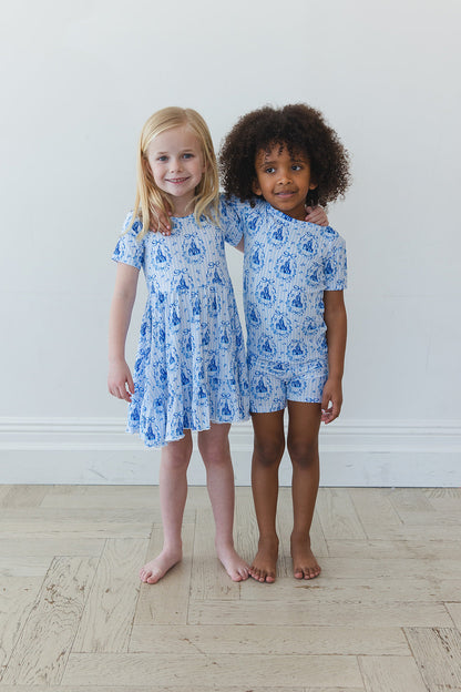 Ever After (ribbed) - Ruffle Dress