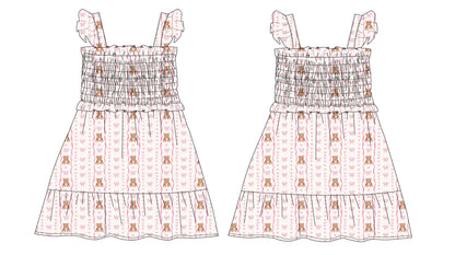 Cherie - Smocked Dress