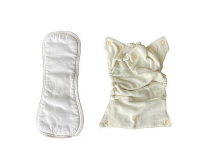 Merino Wool All-In-Two Diaper Cover and Belt