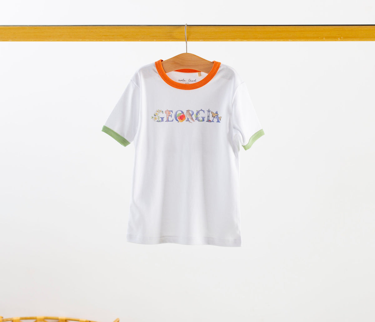 Peachy Georgia Organic Cotton Tee