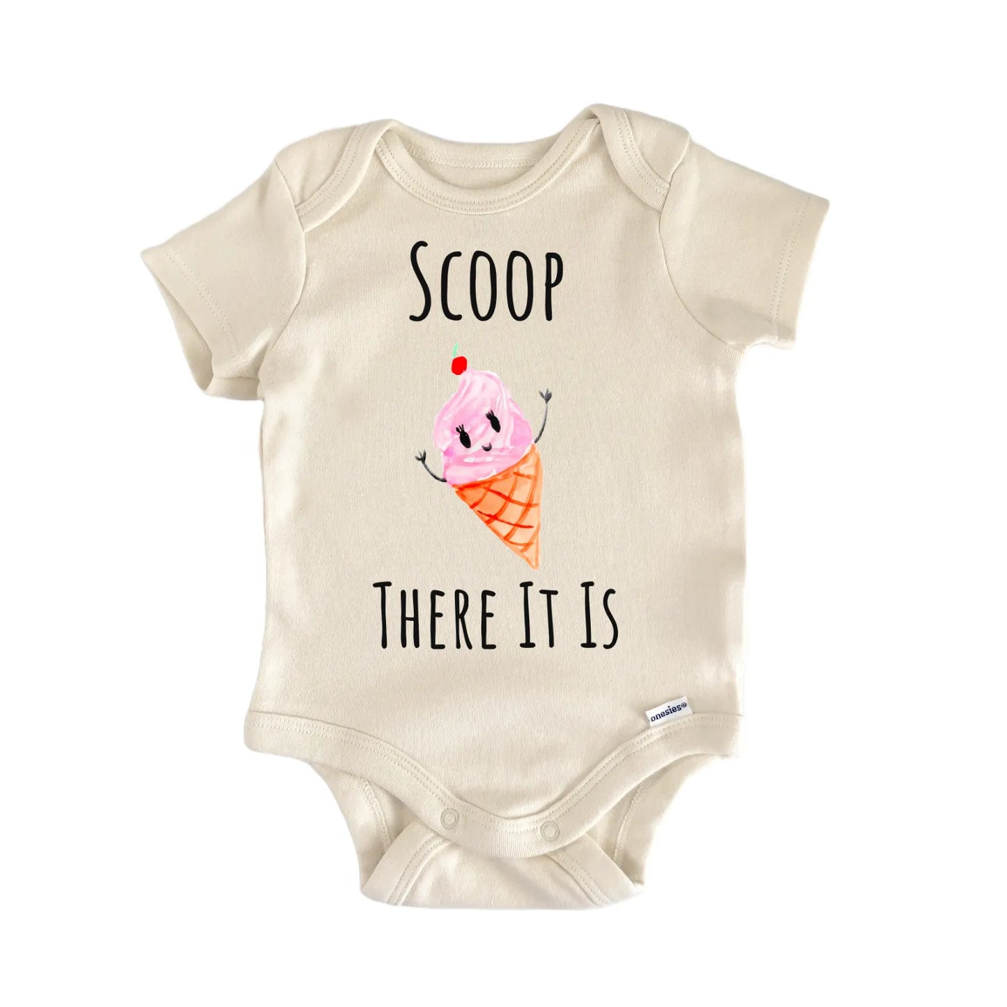 Ice Cream Scoop Summer Baby Gift Baby Bodysuit