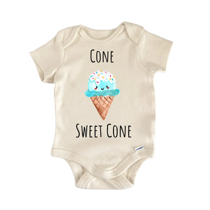 Icecream Cone Summer Melt Sprinkles Baby Gift Baby Bodysuit