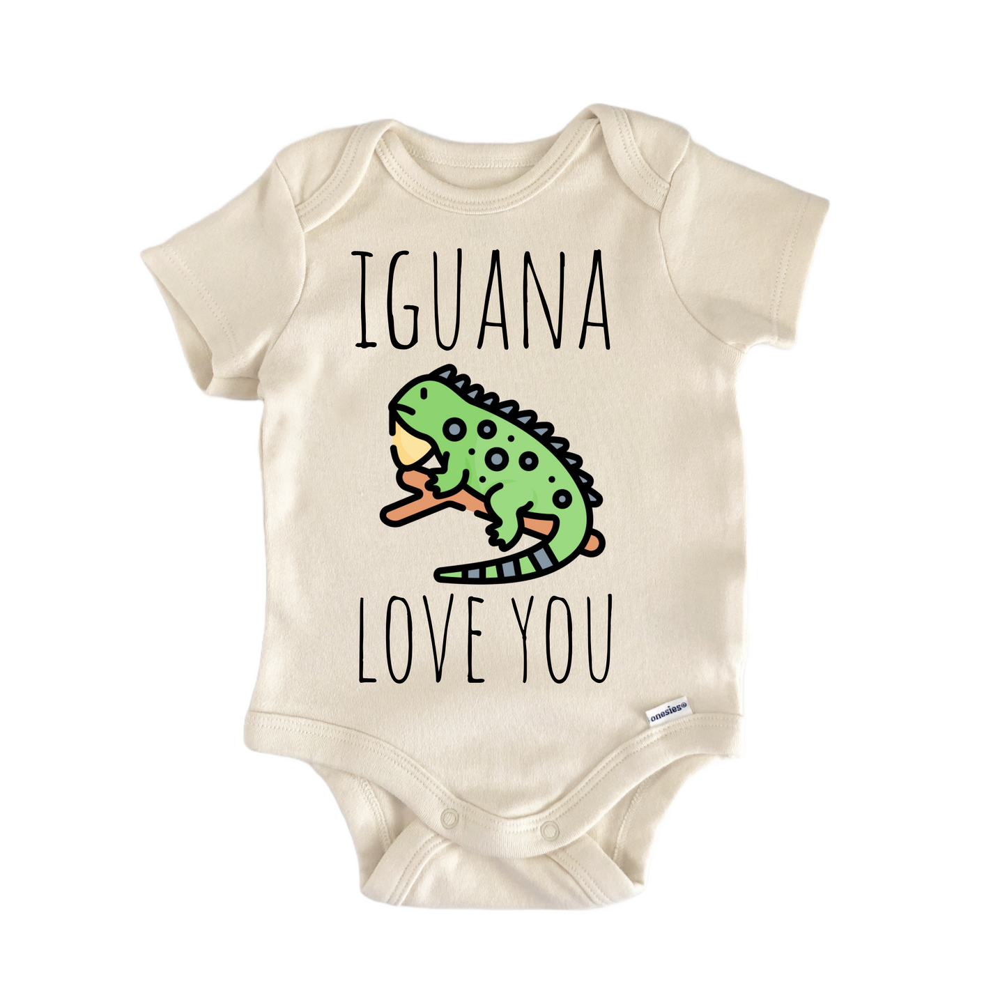 Iguana Reptile Lizard Newborn Baby Onesie® Bodysuit
