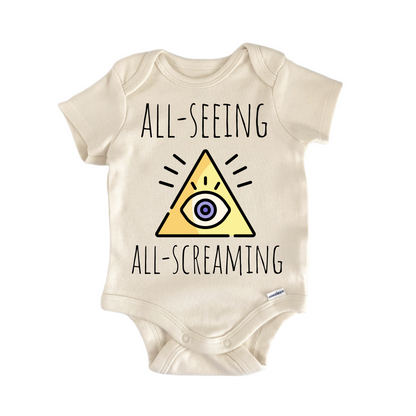 Illuminati Conspiracy Newborn Baby Onesie® Bodysuit