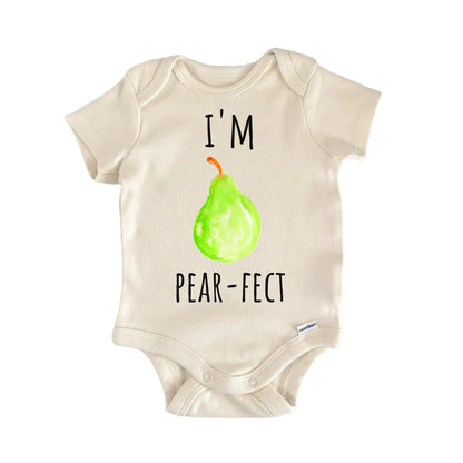 Im Pearfect Pear Fruit Infant Gift Baby Bodysuit