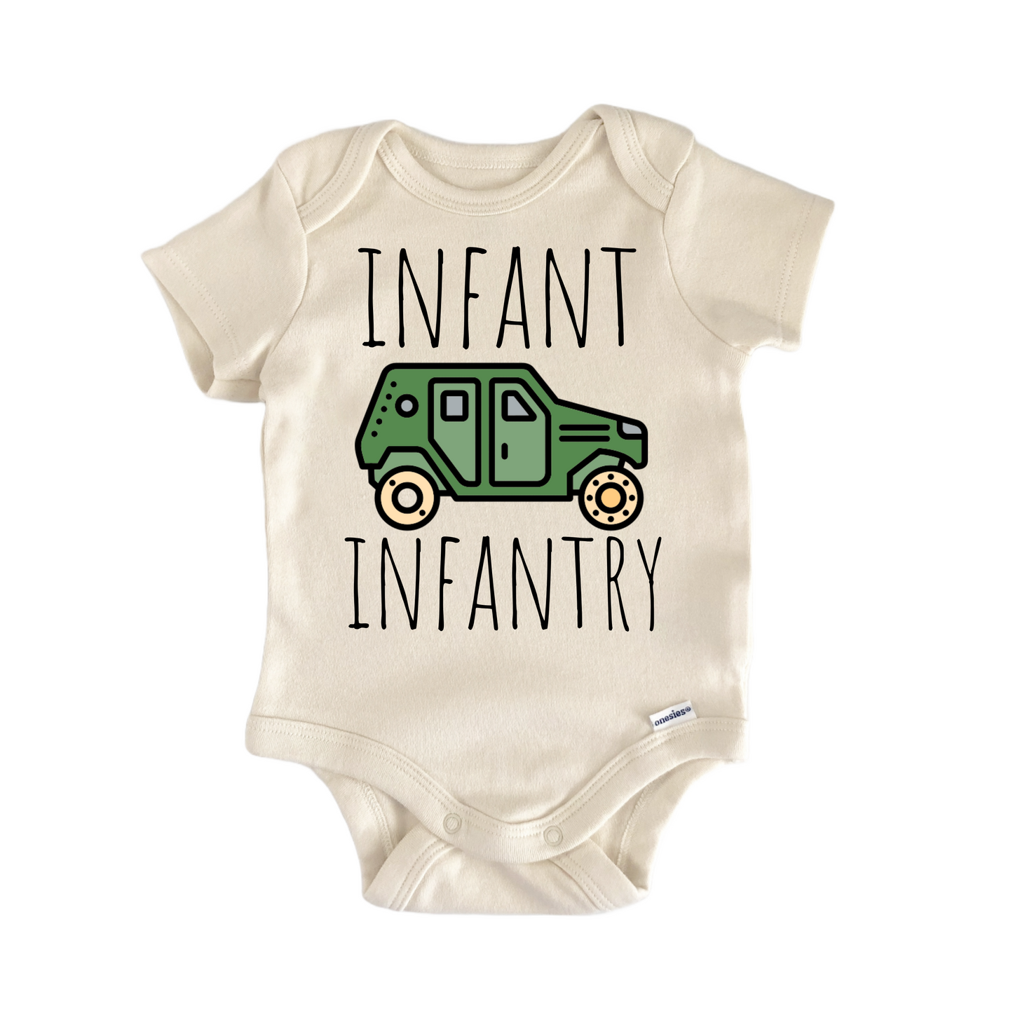 Infantry Military Newborn Baby Onesie® Bodysuit