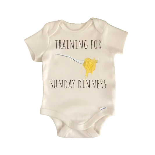 Italian Sunday Dinner Newborn Baby Onesie® Onesie®