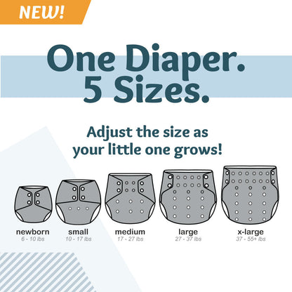 Rumparooz OBV G3 One Size Pocket Cloth Diaper - Atlantis Teal