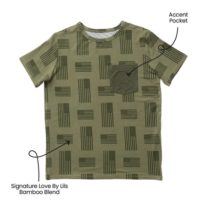 Kolton Bamboo Short Sleeve Pocket Tee