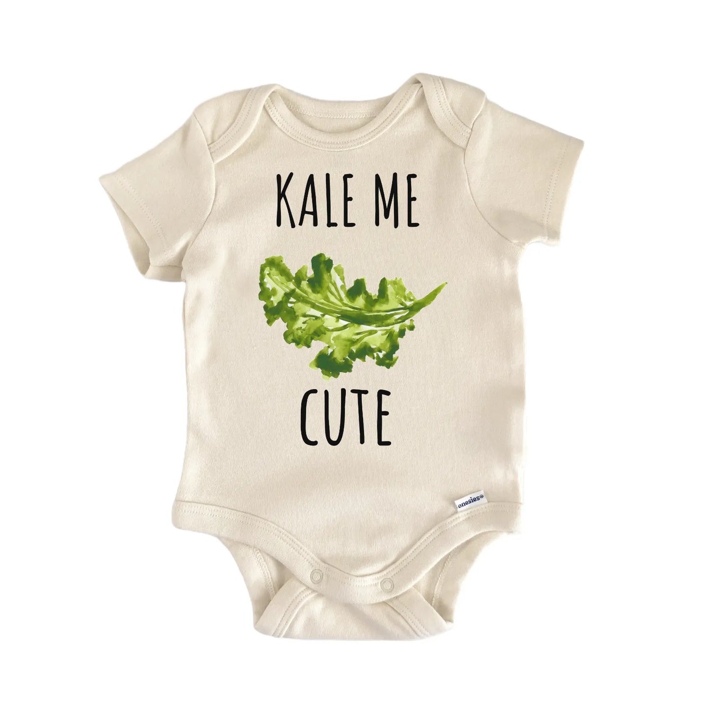 Kale Me Cute Vegetable Plant Infant Gift Baby Bodysuit