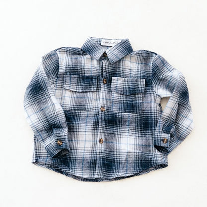 Lightweight Navy Flannel - Child