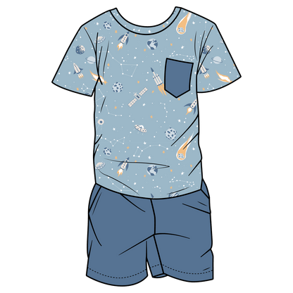 Logan Rockets Bamboo Youth T-Shirt & Shorts Set
