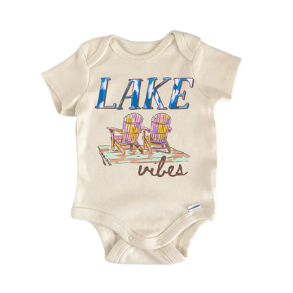 Lake Summer Life Docks Boat Infant Gift Baby Bodysuit