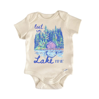 Lake Summer Time Cabin Infant Gift Baby Bodysuit