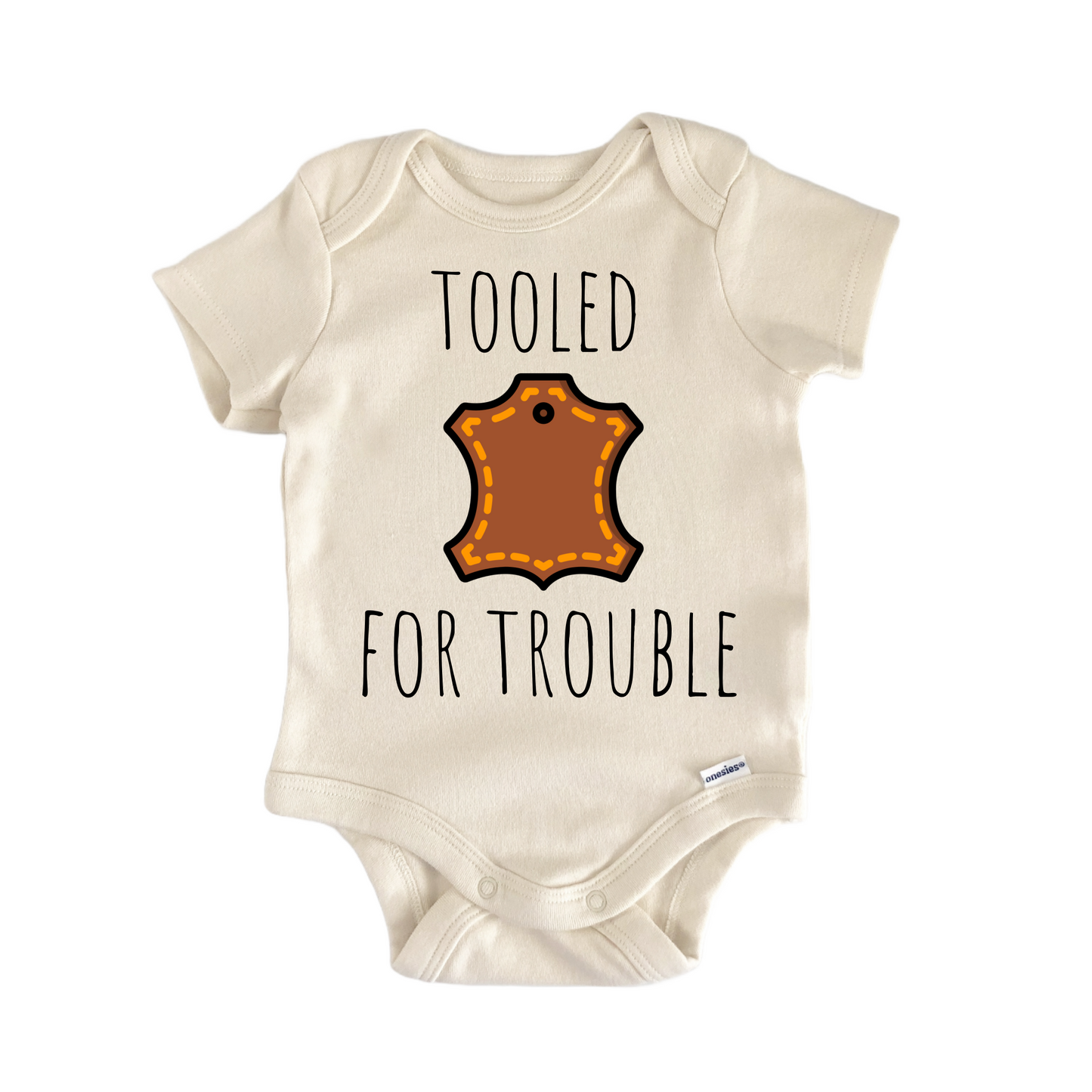 Leather Leatherworker Newborn Baby Onesie® Bodysuit