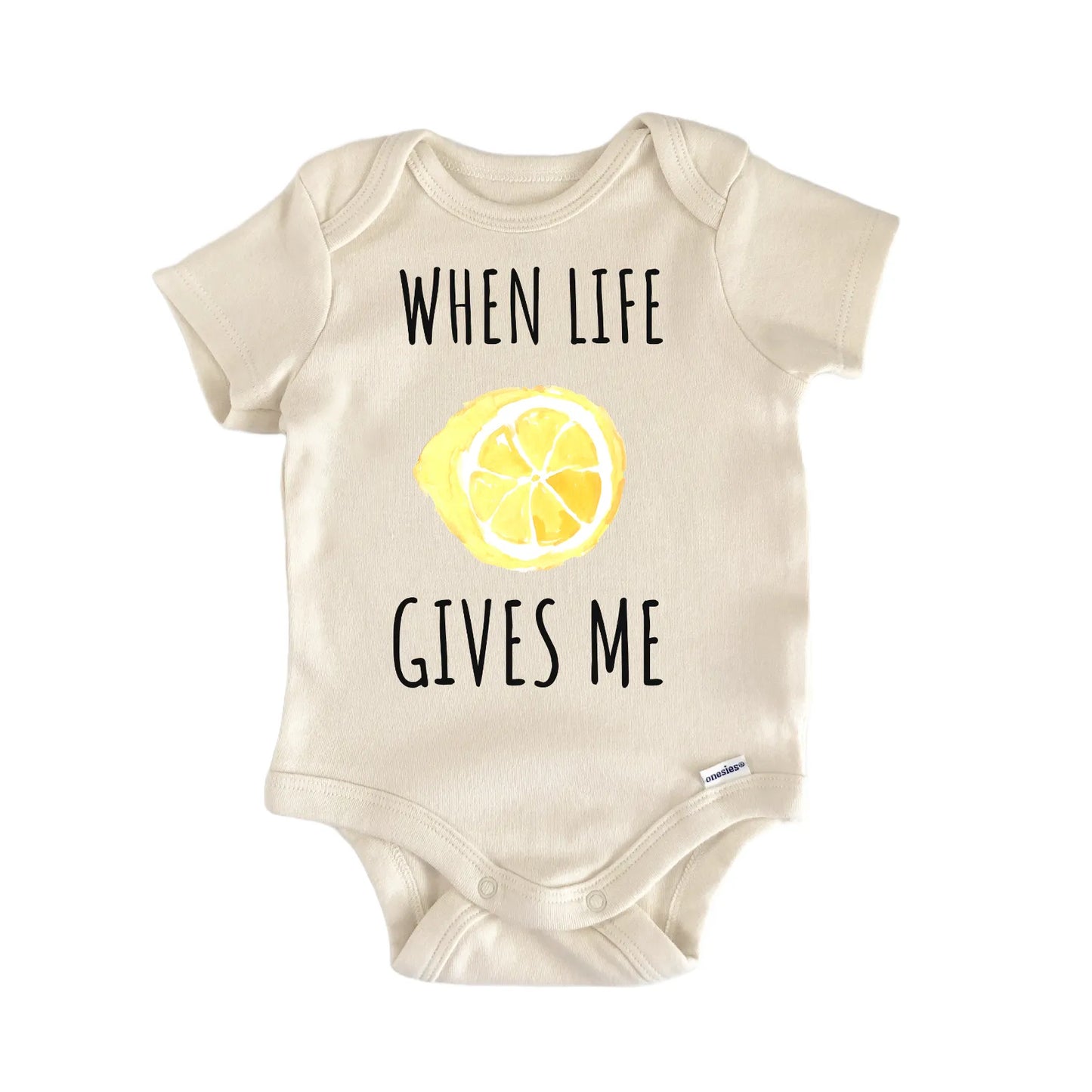 Lemon Zest Fruit Foodie Baby Gift Baby Bodysuit
