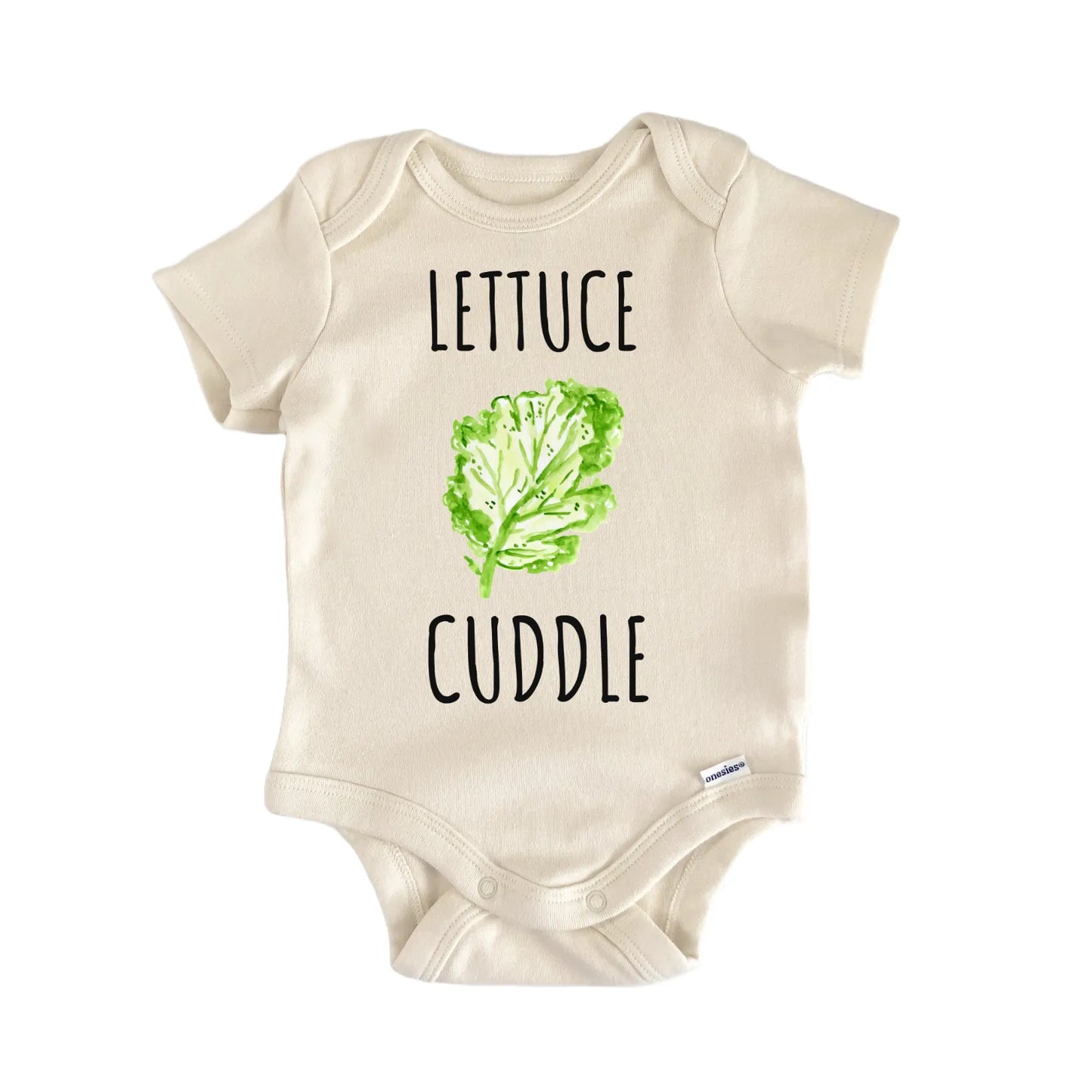 Lettuce Vegan Vegetable Romaine Infant Gift Baby Bodysuit