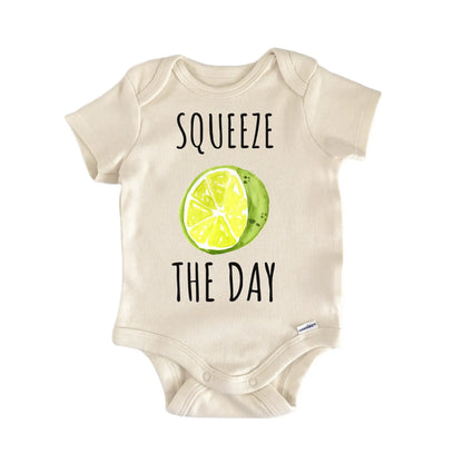 Lime Zest Fruit Squeeze The Day Infant Gift Baby Bodysuit