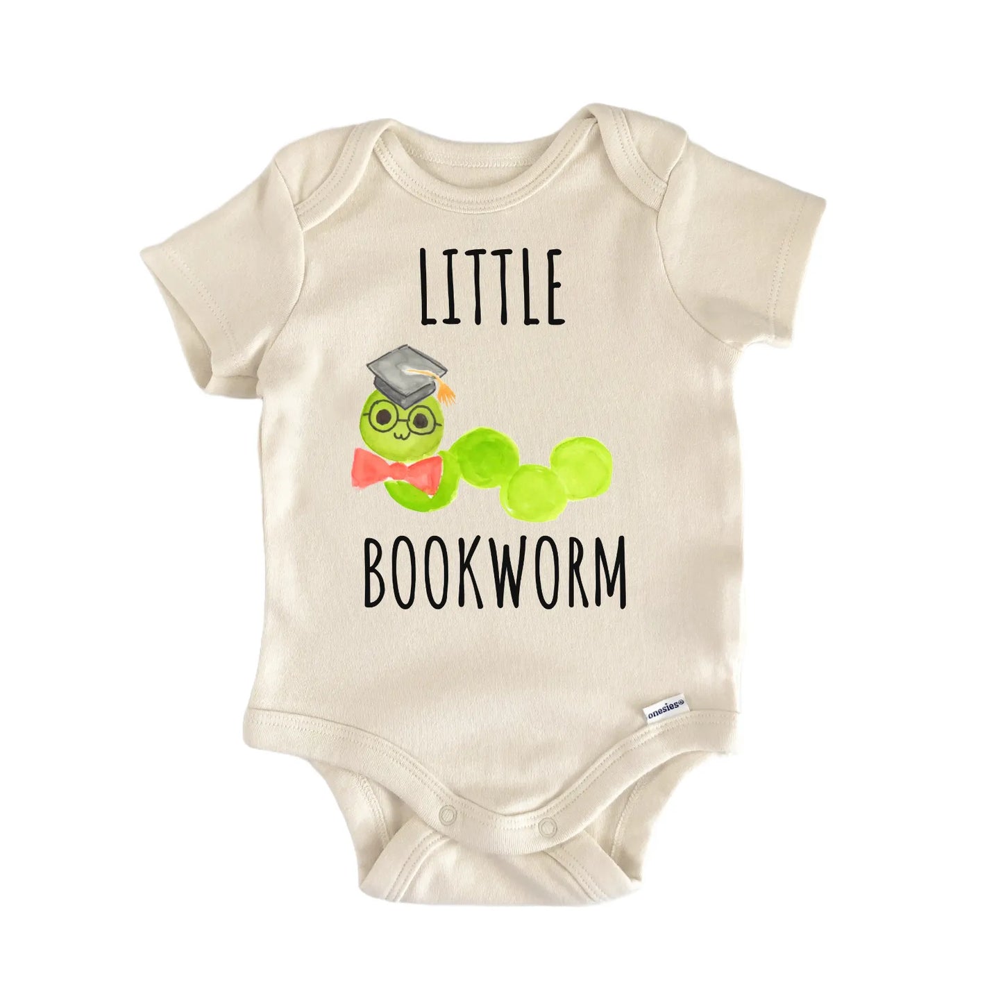 Little Bookworm Book Reader Library Infant Gift Baby Bodysuit