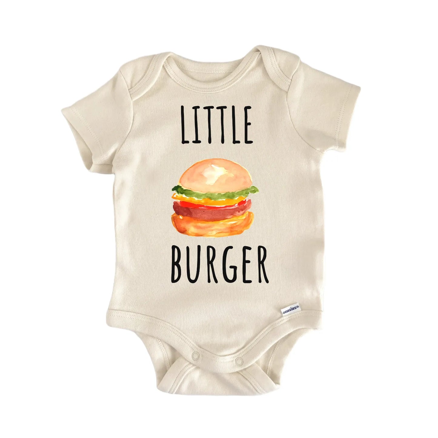Little Burger BBQ Grill Foodie Infant Gift Baby Bodysuit
