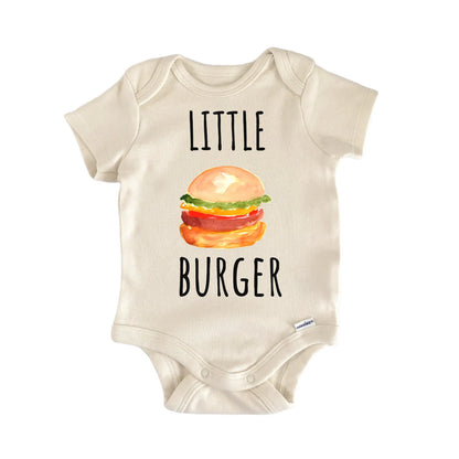 Little Burger BBQ Grill Foodie Infant Gift Baby Bodysuit