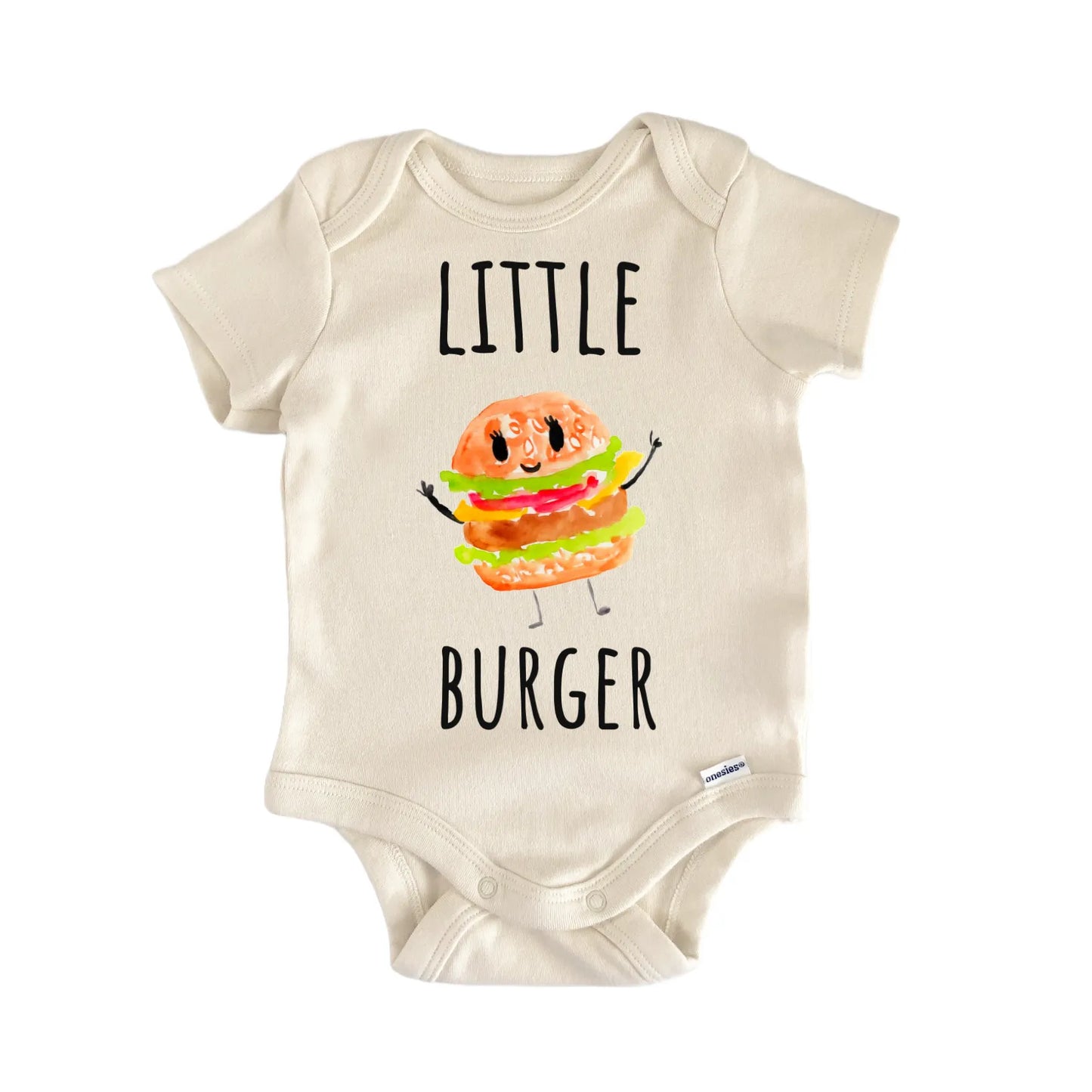 Little Burger Hamburger BBQ Grillmaster Infant Gift Baby Bodysuit