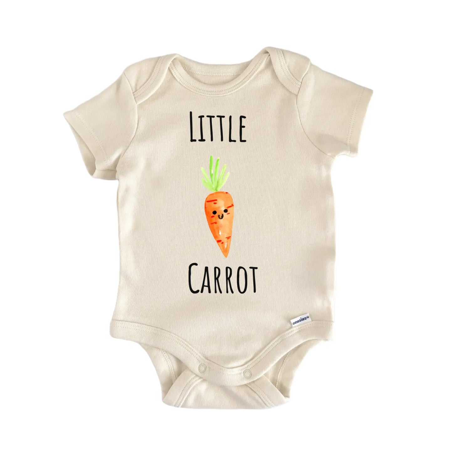 Little Carrot Vegetable Root Farmer Infant Gift Baby Bodysuit