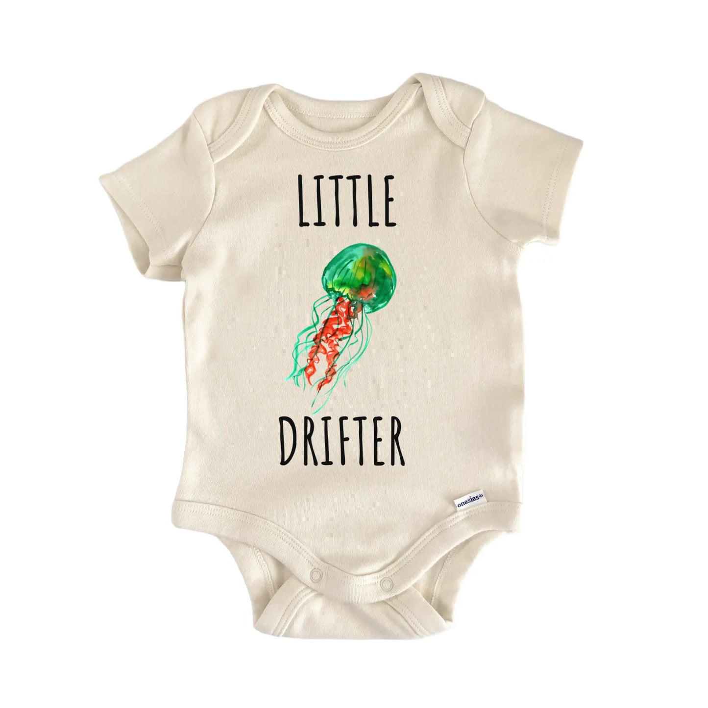 Little Drifter Jellyfish Ocean Newborn Gift Baby Bodysuit