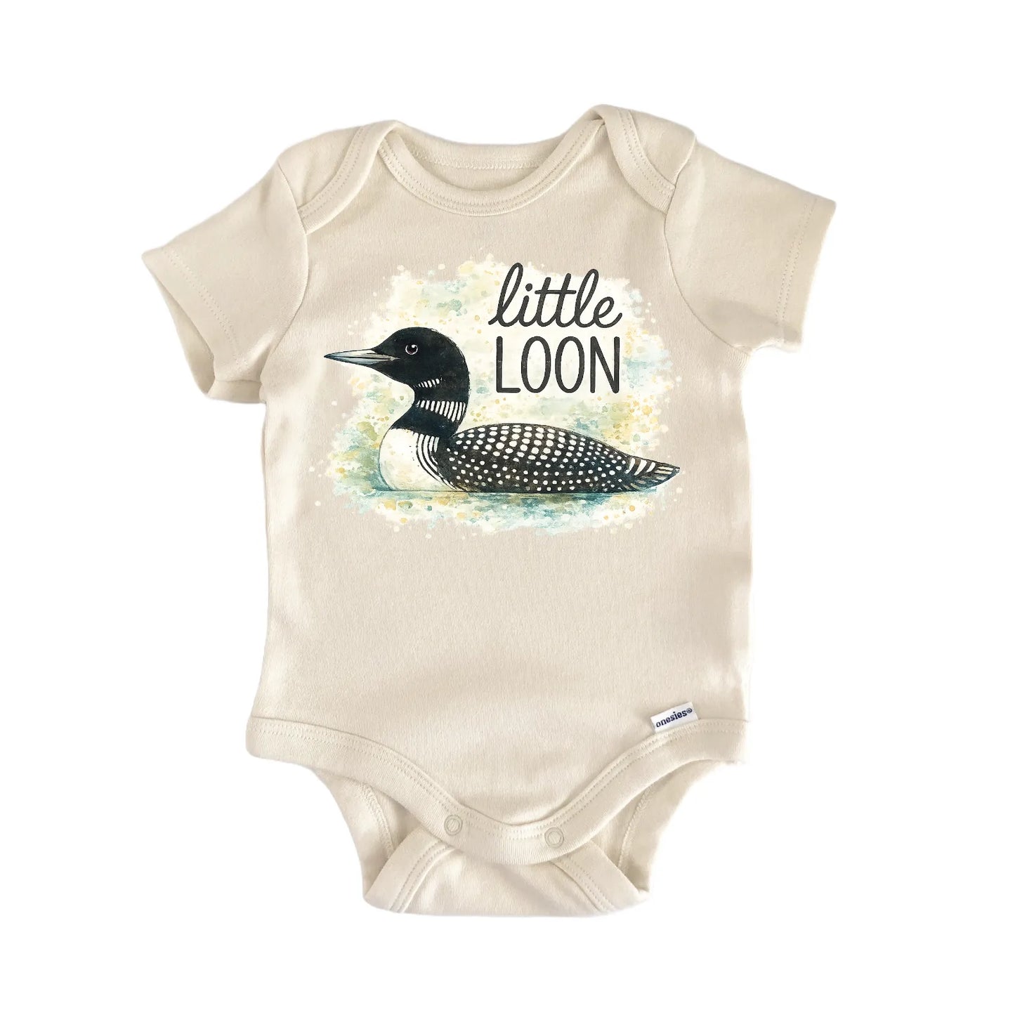 Little Loon Bird Watching Infant Gift Baby Bodysuit