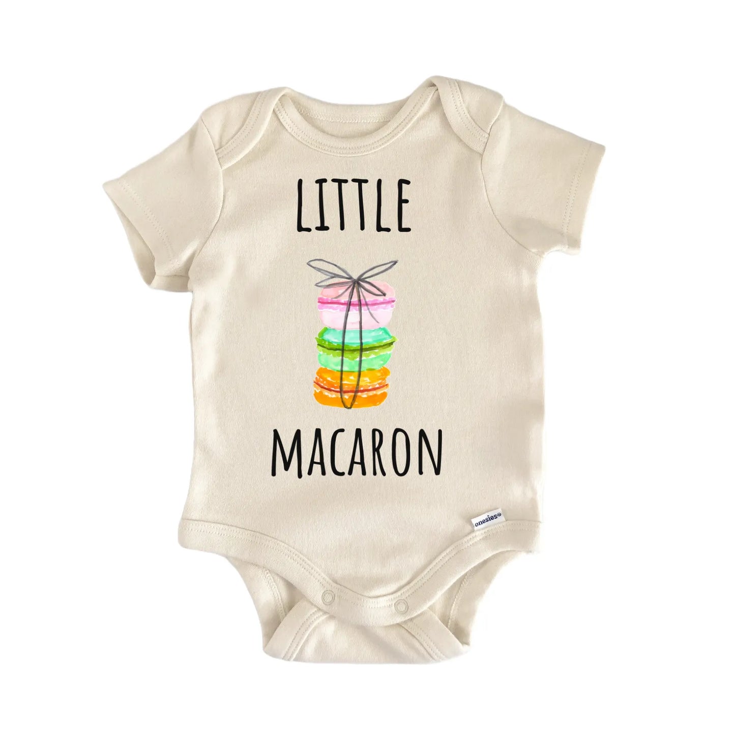 Little Macaron French Dessert Pastry Baby Gift Baby Bodysuit