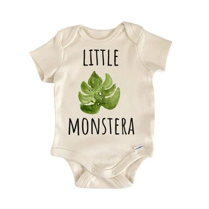 Little Monstera House Plant Baby Gift Baby Bodysuit