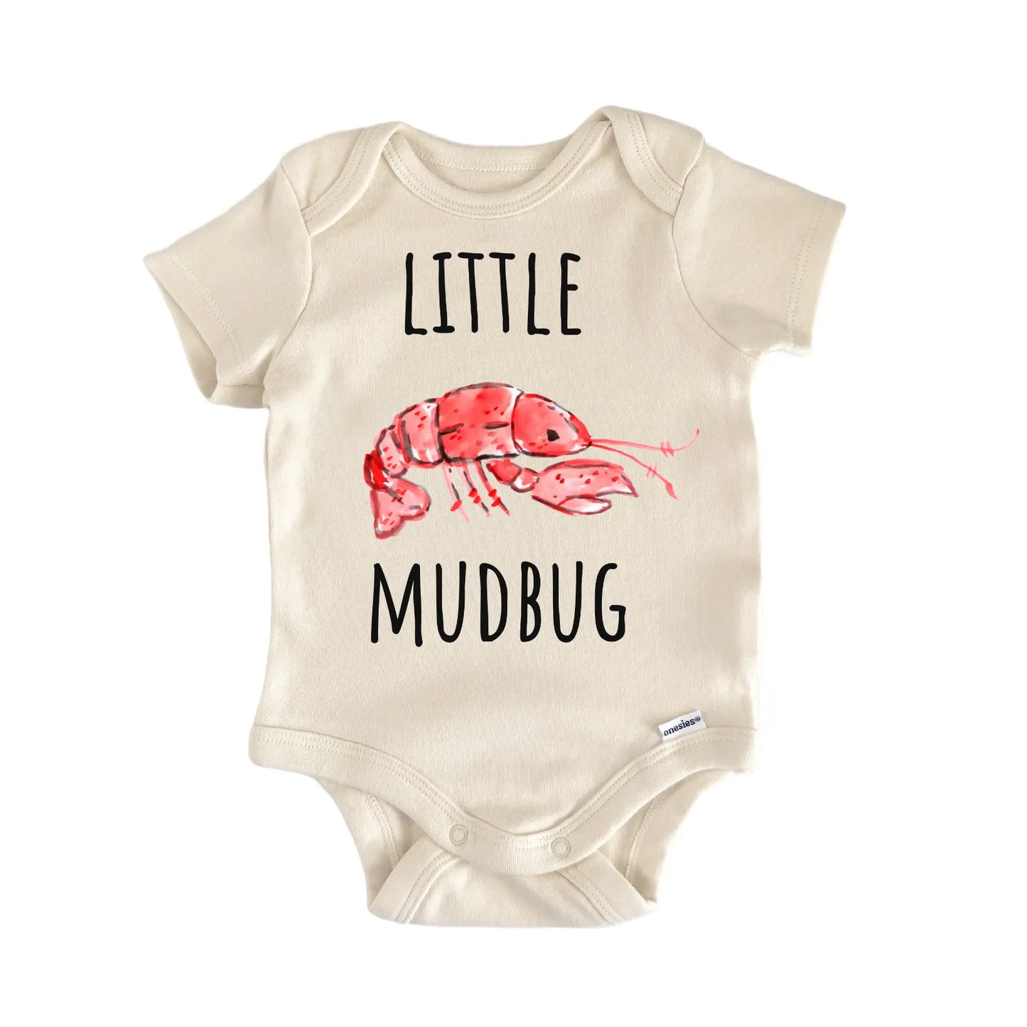 Little Mudbug Crawfish Cajun Newborn Gift Baby Bodysuit