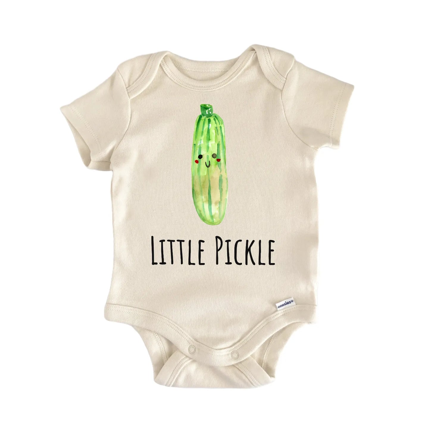Little Pickle Cucumber Vegetable Newborn Gift Baby Bodysuit