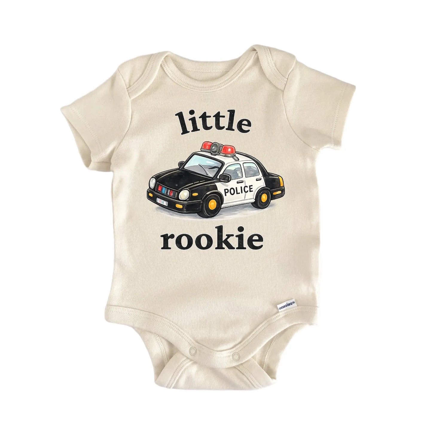 Little Rookie Police Baby Gift Baby Bodysuit
