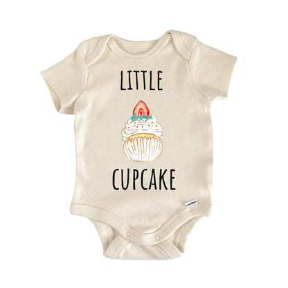 Little Strawberry Cupcake Bakery Sweet Newborn Gift Baby Bodysuit