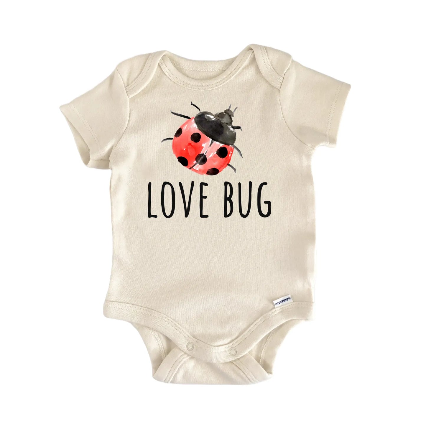 Love Bug Ladybug Insect Infant Gift Baby Bodysuit