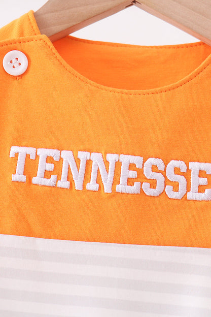 Orange Tennessee Applique Stripe Jon Jon