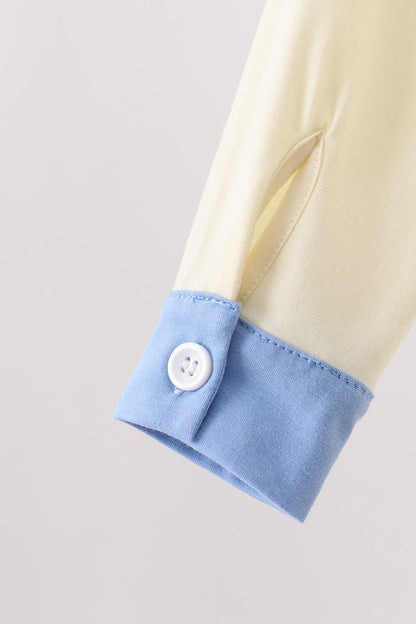 Cream button down shirt