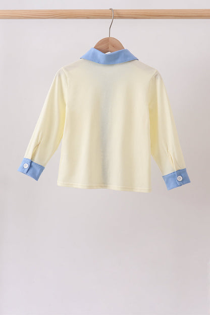 Cream button down shirt