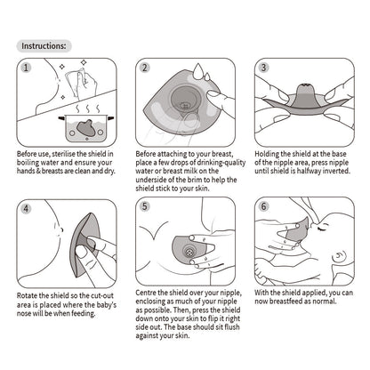 Haakaa Silicone Nipple Shields 2-pk (24 mm)