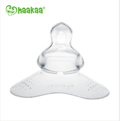 Haakaa Silicone Breastfeeding Nipple Shield with Orthodontic Nipple, 1 PK