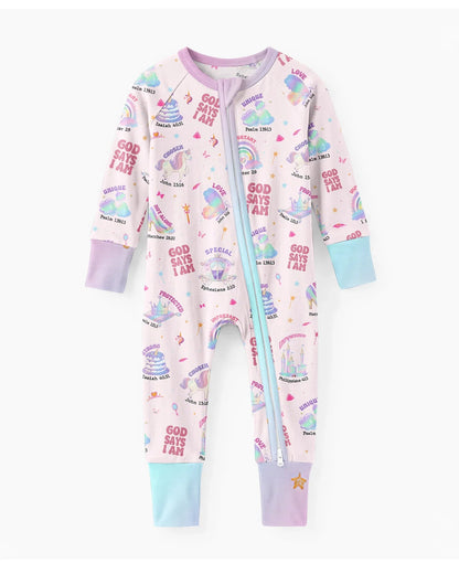 God Says I Am Girl Bamboo Convertible Zippy