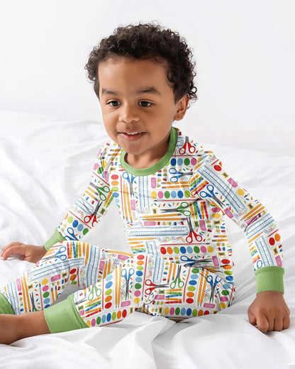 Craft Corner Bamboo Two Piece Long Sleeve Pajama Set